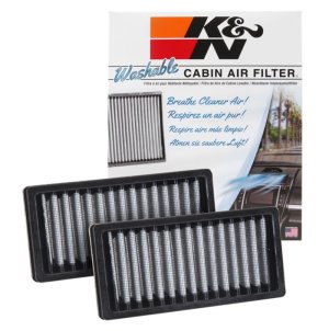 Jeep Wrangler Cabin Air Filter - K&N Engineering - Washable - `11-`16
